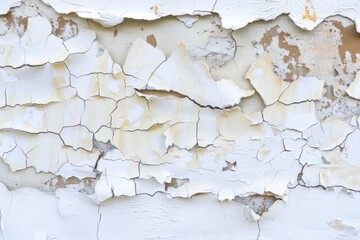 Obraz premium Unique Grunge - style White Paper Background: Ripped, Torn, Creased and Crumpled, Offering Ample Space for Text and Poster Design