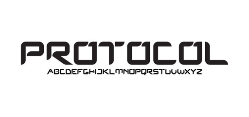 Abstract modern urban alphabet fonts. Typography sport, simple, technology, fashion, digital, future creative logo font. vector illustration
