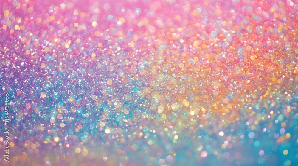 Poster abstract multicolored glitter background with sparkling effect and vibrant shades
