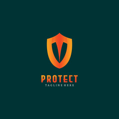 Protection Shield Vector Art  Icons  and Graphics Simple Design
