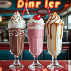 Classic Milkshake Trio