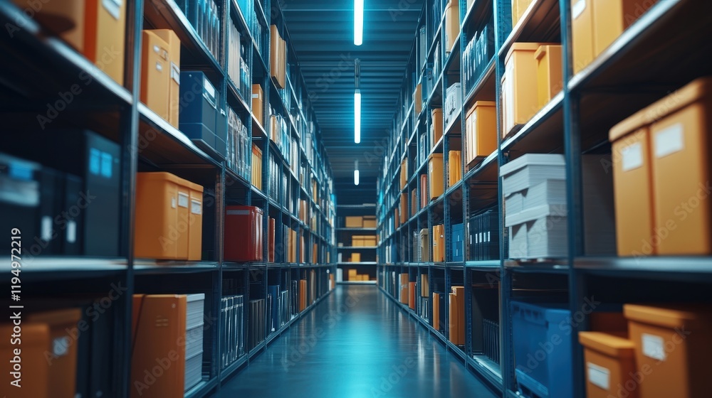 Poster efficient online document management system with organized database and detailed documentation for s