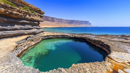 Serene Coastal Pool