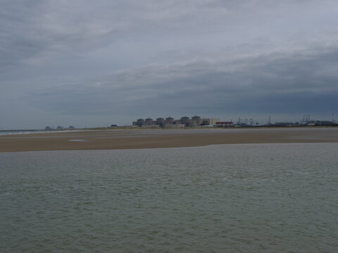 Dunkirk port and Gravelines Nuclear power plant