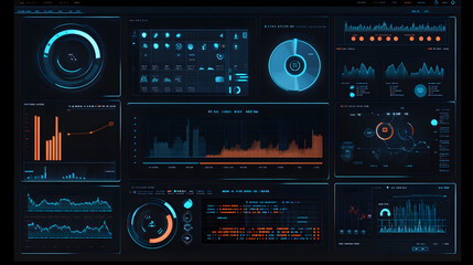 Fototapeta premium audio control panel