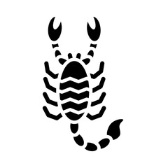 Scorpion glyph icon
