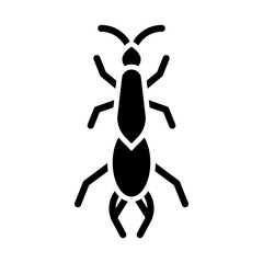 Earwig glyph icon