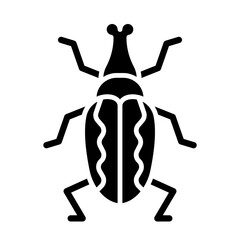 Weevil glyph icon