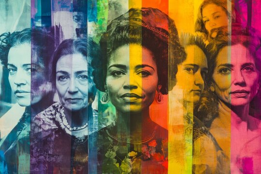 Influential Women in History Collage