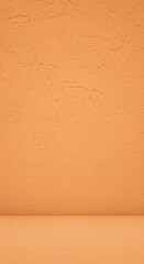 Peach Textured Wall Floor Background Studio Backdrop