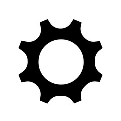 Configuration, gear icon on transparent background 