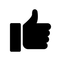 Like feedback sign on transparent background