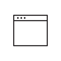 A B test icon Thin line vector