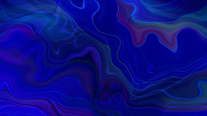 blue color wavy liquid background