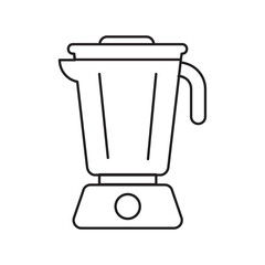 Blender icon Thin line vector