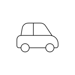 Car icon Thin line vector