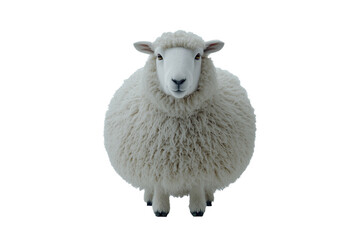 Naklejka premium sheep isolated on white
