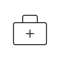 First aid icon Thin line vector