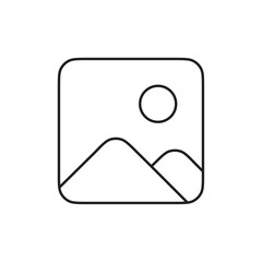 Image icon Thin line vector