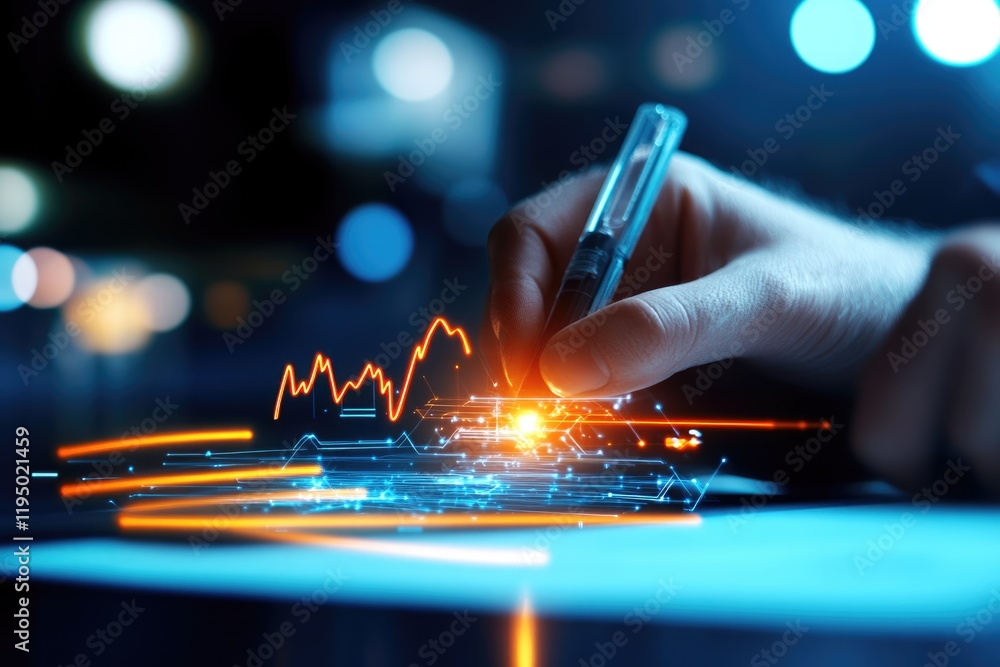 Poster innovative engineers creating digital solutions modern office workflow visualization professional en