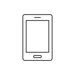 Phone icon Thin line vector