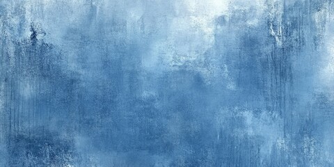 Fototapeta premium Blue textured wallpaper featuring a cement wall appearance with multiple shades of blue and subtle gradients covering the entire background.