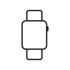 Smartwatch icon Thin line vector
