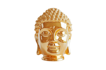 buddha statue isolated on white