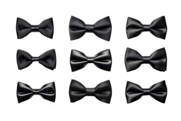 black bow tie