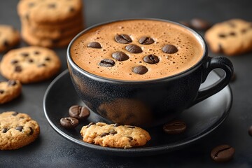 Coffee and Cookie Break Concept for Relaxation and Comfort Theme
