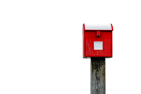 red post box