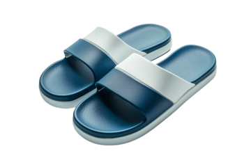 blue flip flops