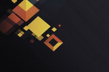 Bold Geometric Pattern with Sleek Colors