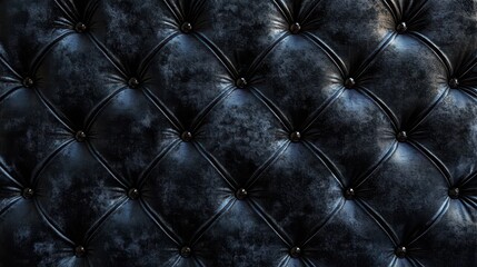 Naklejka premium The rich black velvet upholstery, combined with the soft, ambient lighting, creates an atmosphere of elegance and sophistication in this upscale setting