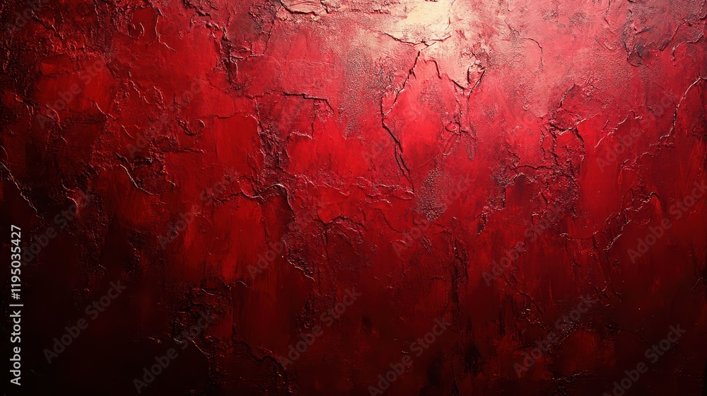 Poster rich matte red gradient with subtle texture creating a dynamic visual experience suitable for variou