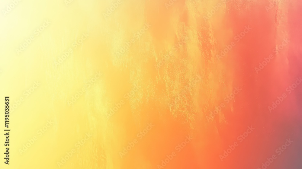 Poster the gentle gradient transition from yellow to orange effortlessly conveys a sense of warmth and tran
