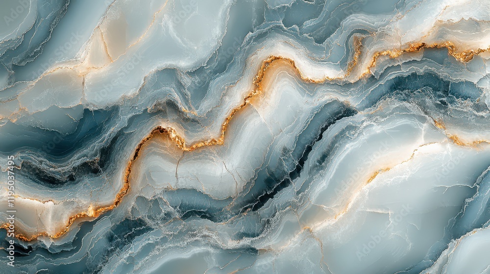 Poster soft marble pattern featuring light gray and white swirls with hints of gold, showcasing the eleganc