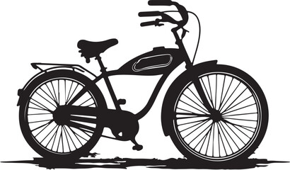 Fototapeta premium bicycle on white