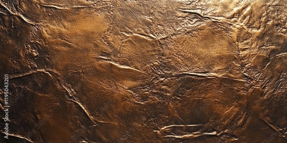 Poster bronze textured surface with rich golden-brown hues creating a rustic background ideal for design pr