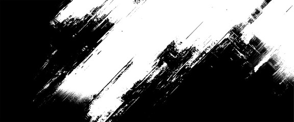 Vector grunge brush strokes texture rough black scratches for wallpaper, paint splatter template, dirt banner, watercolor design.