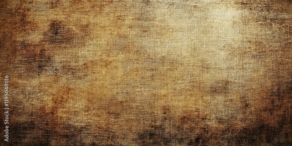 Poster grunge background featuring a warm brown canvas texture with subtle dark speckles creating an aged a