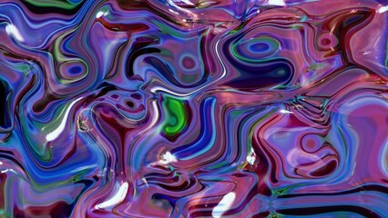Abstract background multiple color pastel liquid