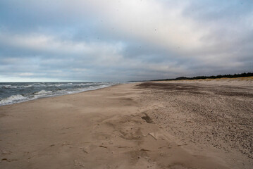 beach by the cold northern sea