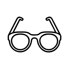 sunglasses icon, sunglasses line art - simple line art of sunglasses, perfect for sunglasses logos and icons and themed design 