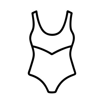recommend clip art: swimsuit icon, swimsuit line art - simple line art of swimsuit, perfect for swimsuit logos and icons and themed design 