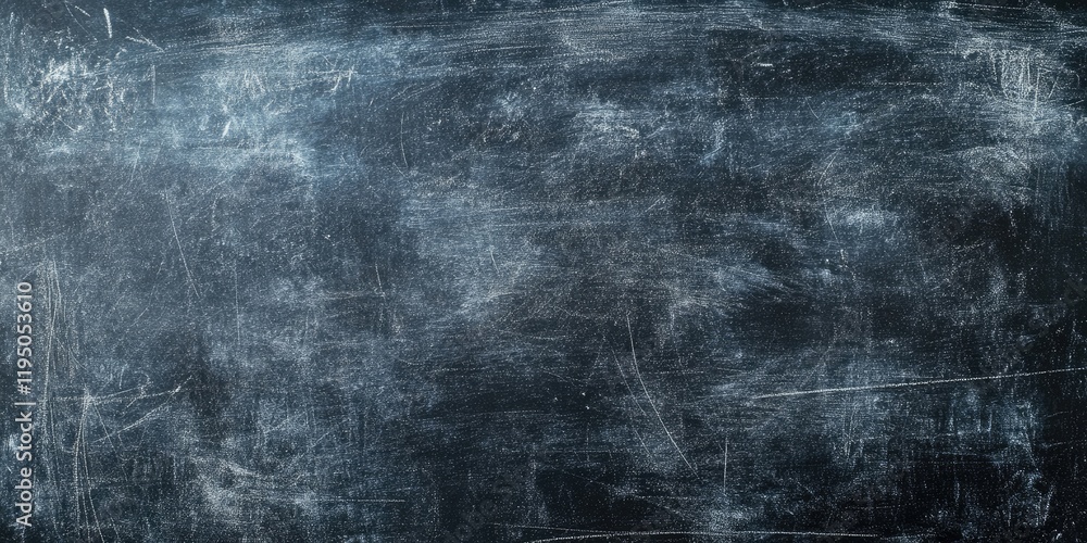 Poster erased chalkboard texture in dark gray with white streaks creates a rustic educational background id