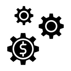 Setup Vector Glyph Icon Design