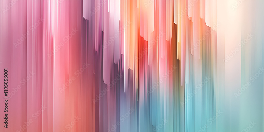 Poster abstract gradient in hues of pastel: an ethereal symphony of pastel hues intertwines in a captivatin