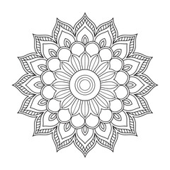 Floral Mandala Art Design