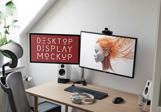 Desktop Display Mockups